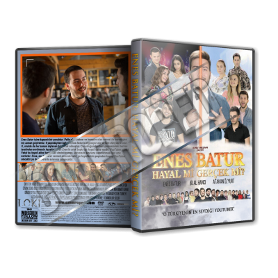 Enes Batur Hayal Mi Gerçek Mi 2018 Türkçe Dvd Cover Tasarımı